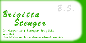 brigitta stenger business card